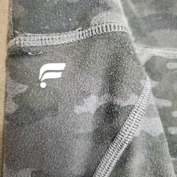 FABLETICS Women Define PowerHold Legging Small 7/8 Charcoal Camo Gray High Waist - Picture 9 of 10
